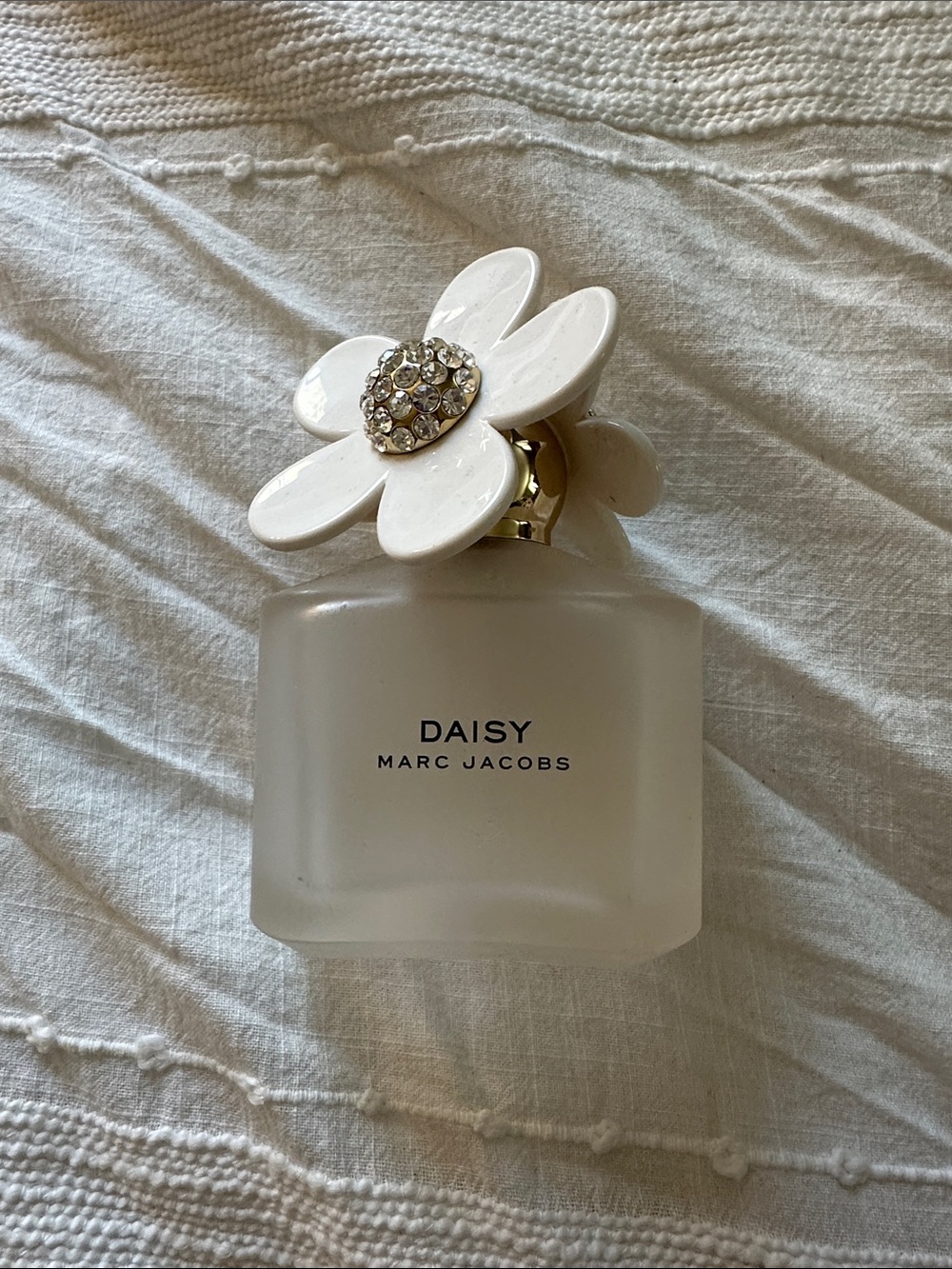 Marc Jacobs Daisy Anniversary Edition Frosted Glass Cap with Rhinestones EMPTY
